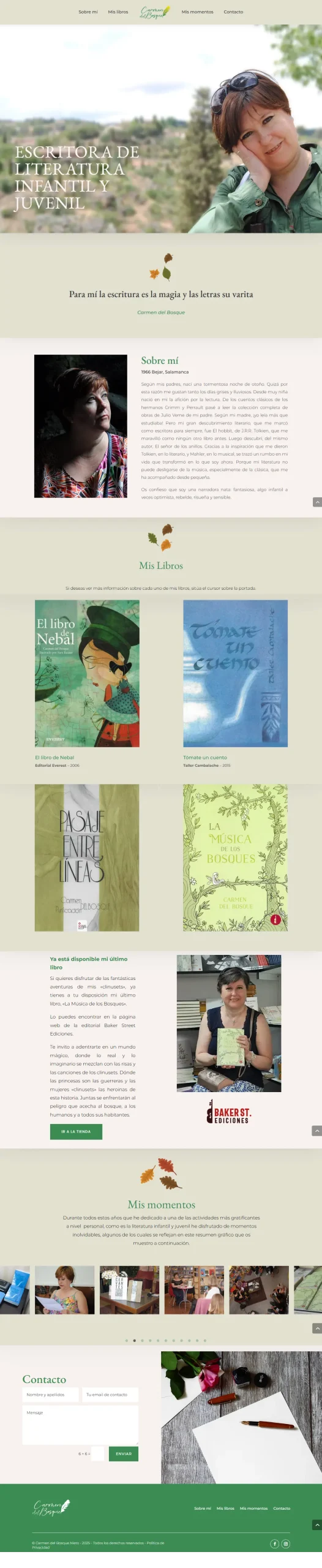 Web Carmen del Bosque