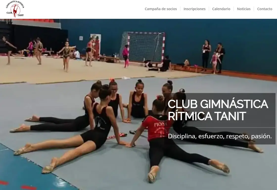Web Club Gimnástica Rítmica Tanit